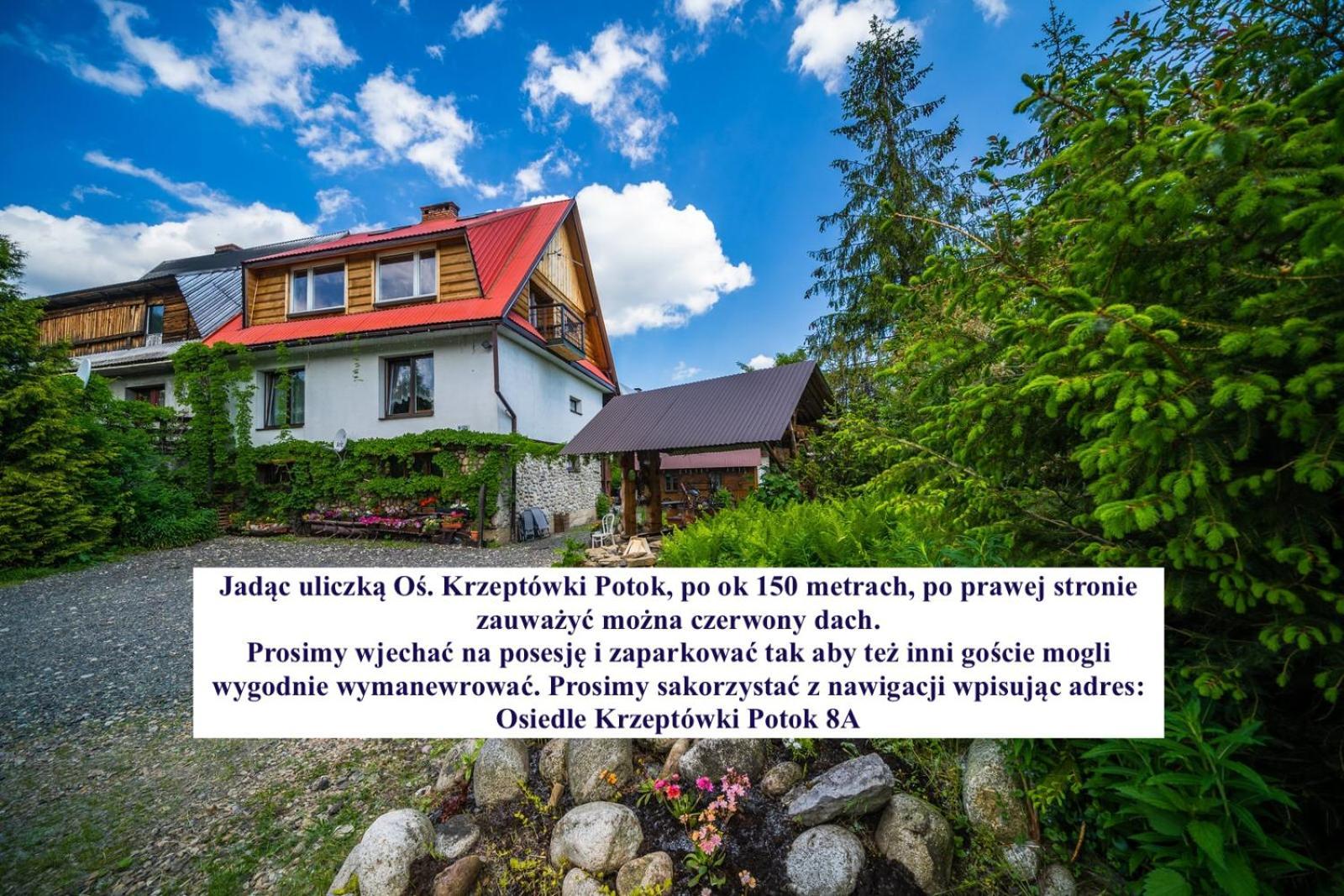 Pokoje Z Widokiem Na Gory I Prywatny Domek Z Zadaszona Altana - Grillem I Ogniskiem. Zakopane Exterior foto