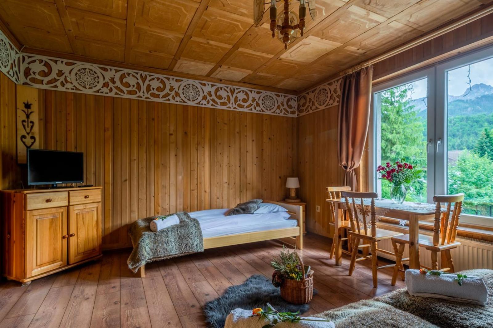 Pokoje Z Widokiem Na Gory I Prywatny Domek Z Zadaszona Altana - Grillem I Ogniskiem. Zakopane Exterior foto